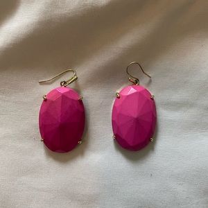 Kendra Scott Magenta earrings